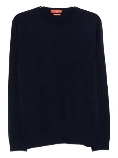 Daniele Fiesoli Round-neck Cashmere Sweater In Blue