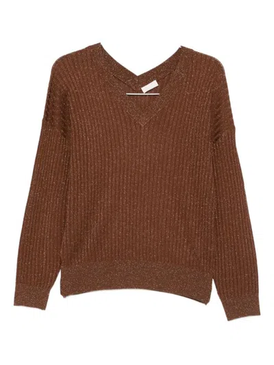 Liu •jo Liu Jo Sweaters In Burgundy
