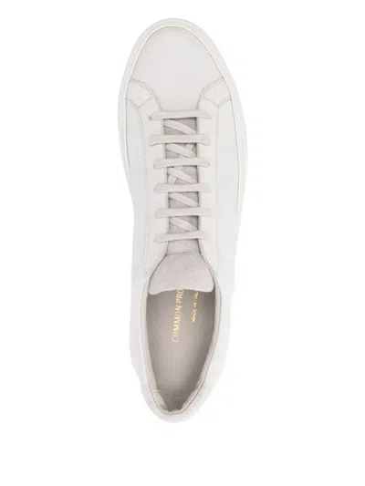 Common Projects Achilles Nubuck Trainers In Gray