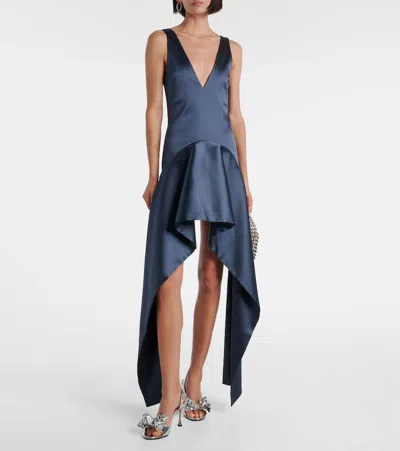 Mach&mach Le Cadeau 95 Mirrored Leather Sandals In Gray