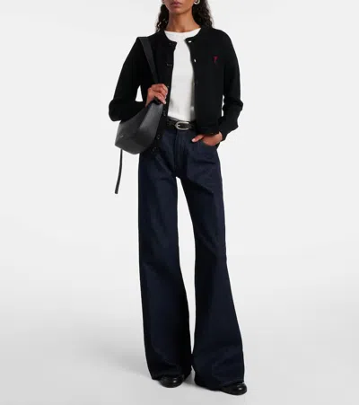 Ami Alexandre Mattiussi Cardigan In Blue