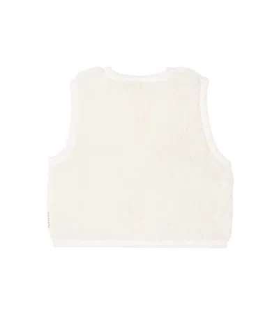 Binibamba Baby Wool Vest In White