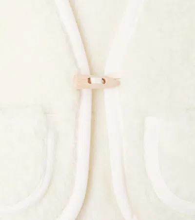 Binibamba Baby Wool Vest In White