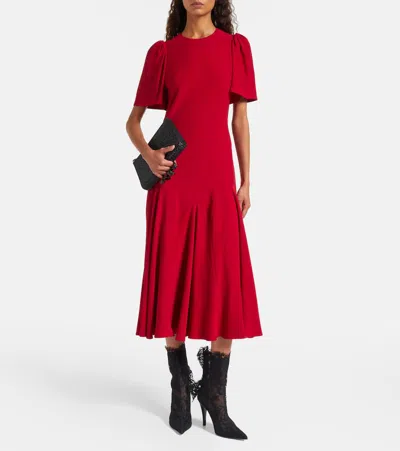 Alexander Mcqueen Skull Knuckle Studded Leather Pouch In Black