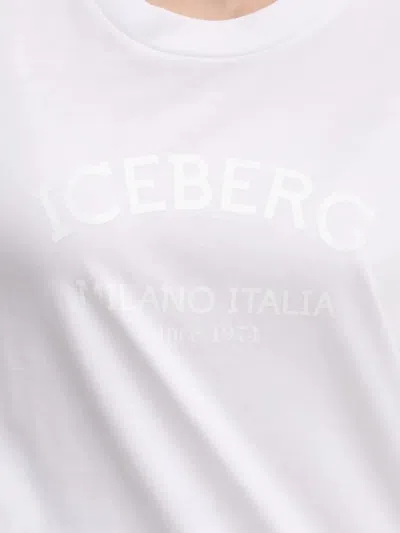 Iceberg T-shirt Mit Logo-print In Blue