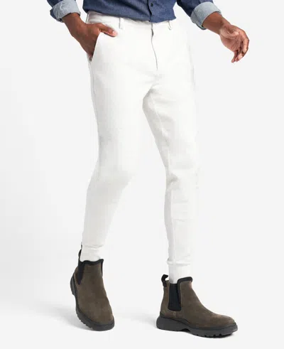 Kenneth Cole Tailored Stretch Jogger Pant In White