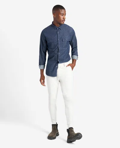 Kenneth Cole Tailored Stretch Jogger Pant In White