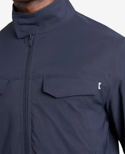 Kenneth Cole Utility Jacket In Blue