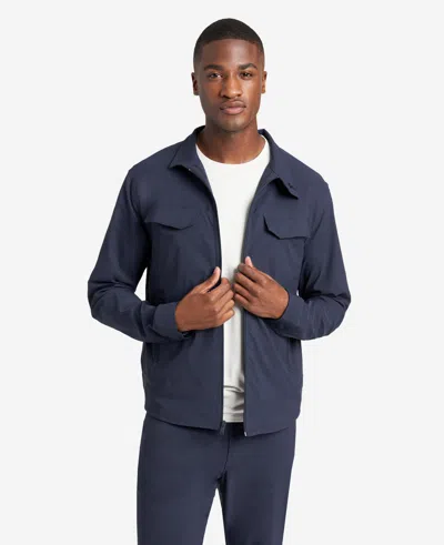 Kenneth Cole Utility Jacket In Blue