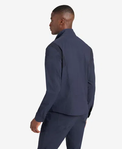Kenneth Cole Utility Jacket In Blue