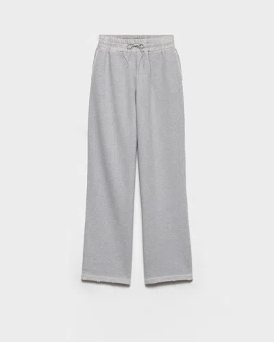 Prada Drawstring Track Pants In Gray