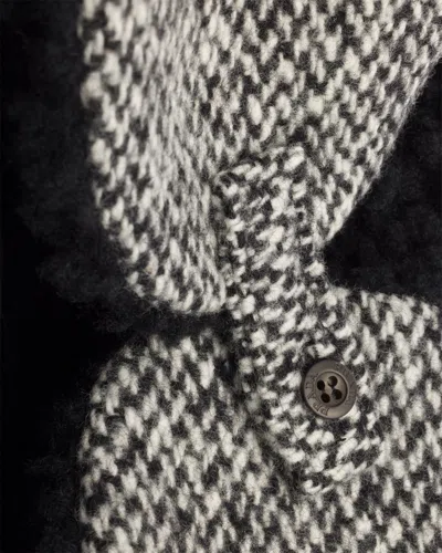 Prada Tweed Trapper Hat In Multi