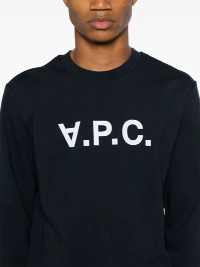 Apc A.p.c. Sweaters In Blue