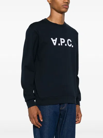Apc A.p.c. Sweaters In Blue