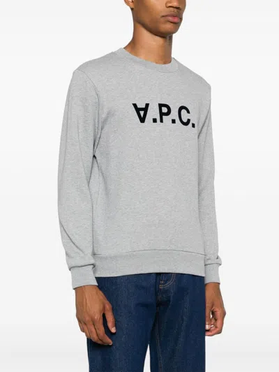 Apc A.p.c. Sweaters Grey In Gray
