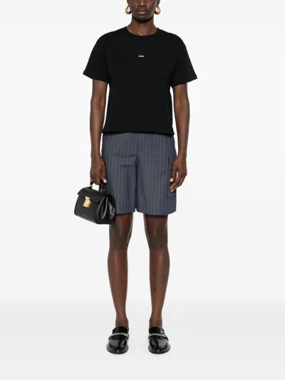 Apc A.p.c. T Shirts And Polos Black In Black
