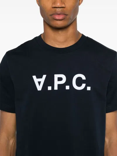 Apc A.p.c. T Shirts And Polos Blue In Brown