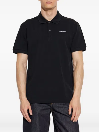 Alexander Mcqueen Alexander Mc Queen T Shirts And Polos Black In Blue