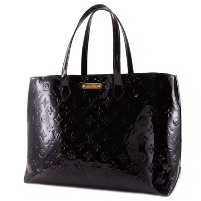 Pre-owned Louis Vuitton Amarante Purple Red Color Monogram Vernis Tote Bag ()