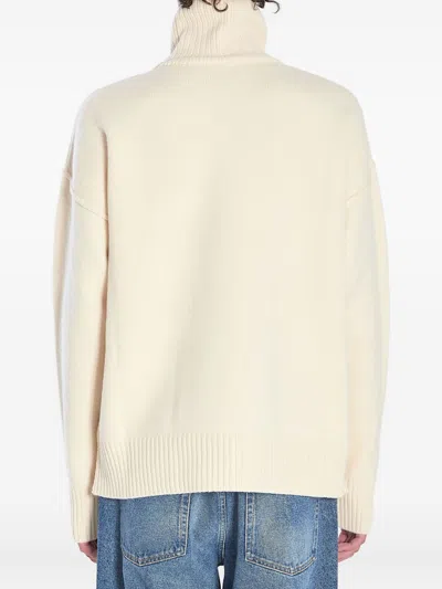 Ami Alexandre Mattiussi Ami Sweaters In Neutral