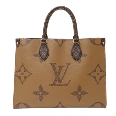 Pre-owned Louis Vuitton Black Brown Galle Monogram White Monogram Tote Bag ()
