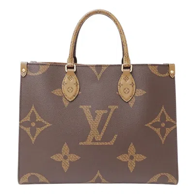Pre-owned Louis Vuitton Black Brown Galle Monogram White Monogram Tote Bag ()