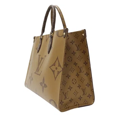 Pre-owned Louis Vuitton Black Brown Galle Monogram White Monogram Tote Bag ()