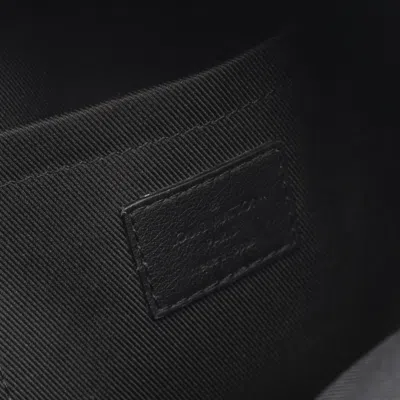 Pre-owned Louis Vuitton Black Brown Monogram Coated Canvas Backpack ()