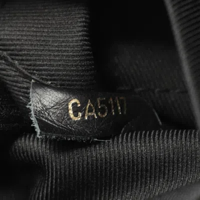 Pre-owned Louis Vuitton Black Brown Monogram Coated Canvas Backpack ()