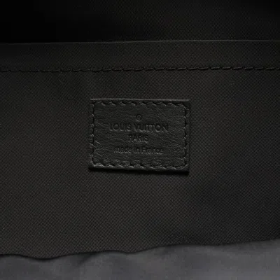 Pre-owned Louis Vuitton Black Brown Monogram Coated Canvas Backpack ()