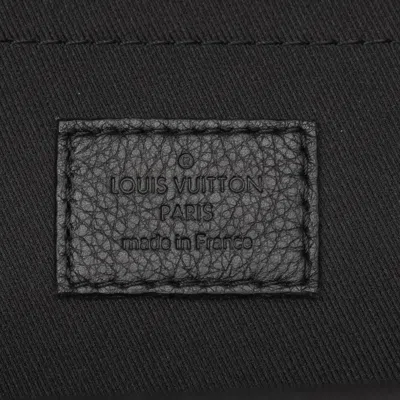Pre-owned Louis Vuitton Black Brown Monogram Coated Canvas Backpack ()