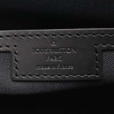 Pre-owned Louis Vuitton Black Coated Canvas Pvc Leather Tote Bag ()