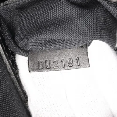 Pre-owned Louis Vuitton Black Coated Canvas Pvc Leather Tote Bag ()