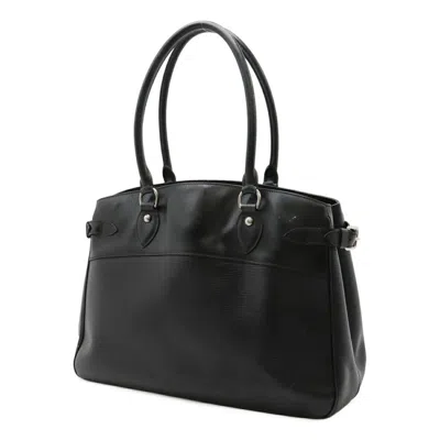 Pre-owned Louis Vuitton Black Noir Epi Leather Shoulder Bag Tote Bag ()