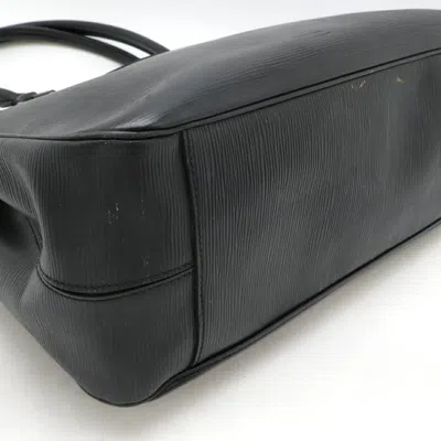 Pre-owned Louis Vuitton Black Noir Epi Leather Shoulder Bag Tote Bag ()