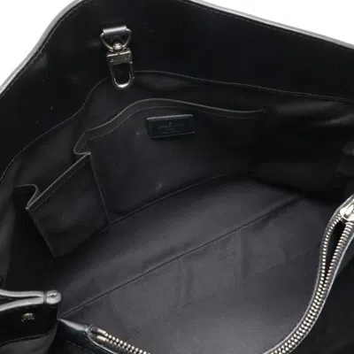 Pre-owned Louis Vuitton Black Noir Epi Leather Shoulder Bag Tote Bag ()