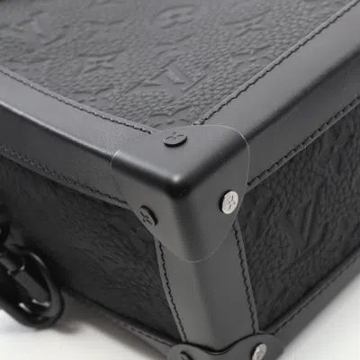 Pre-owned Louis Vuitton Black Noir Monogram Leather Shoulder Bag ()