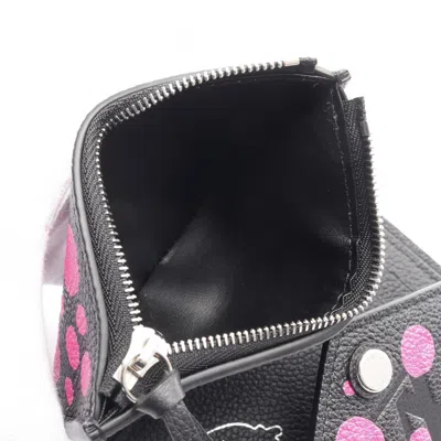Pre-owned Louis Vuitton Black Noir Pink Monogram Empreinte Wallet (bi-fold) ()