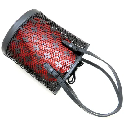 Pre-owned Louis Vuitton Black Red Color Patent Leather Tote Bag ()