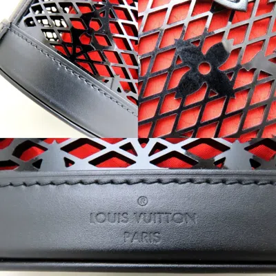 Pre-owned Louis Vuitton Black Red Color Patent Leather Tote Bag ()