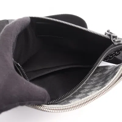 Pre-owned Louis Vuitton Black Silver Leather Shoulder Bag ()