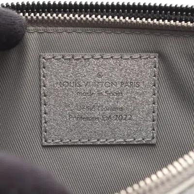 Pre-owned Louis Vuitton Black Silver Leather Shoulder Bag ()