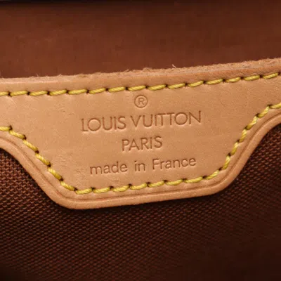 Pre-owned Louis Vuitton Brown Coated Canvas Leather Backpack ()