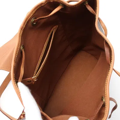 Pre-owned Louis Vuitton Brown Coated Canvas Leather Backpack ()