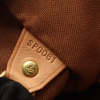 Pre-owned Louis Vuitton Brown Coated Canvas Leather Backpack ()