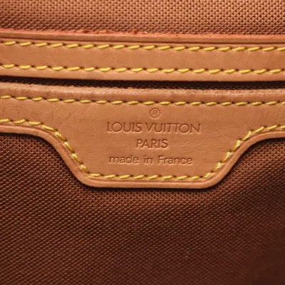 Pre-owned Louis Vuitton Brown Coated Canvas Leather Backpack ()