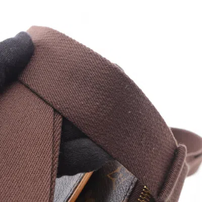 Pre-owned Louis Vuitton Brown Coated Canvas Pvc Leather Pochette Shoulder Bag ()
