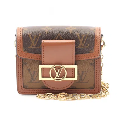 Pre-owned Louis Vuitton Brown Coated Canvas Pvc Monogram Reverse Leather Shoulder Bag ()