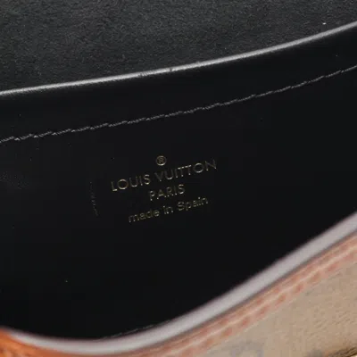 Pre-owned Louis Vuitton Brown Coated Canvas Pvc Monogram Reverse Leather Shoulder Bag ()