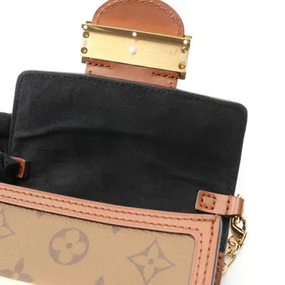 Pre-owned Louis Vuitton Brown Coated Canvas Pvc Monogram Reverse Leather Shoulder Bag ()